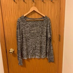 American Eagle Gray long sleeve shirt